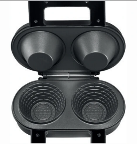 
2-Slice Waffle Bowl maker with SS decorative panel 