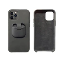 

For AirPods Holder Phone Case, For iPhone 11 Pro Max Case With Earphone Holder Bag