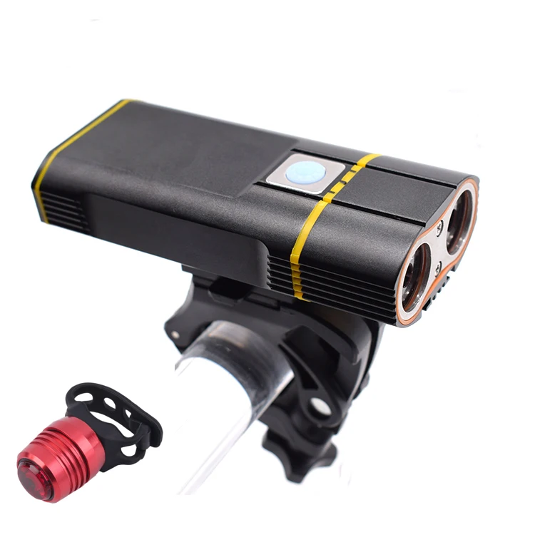 

4000 Lumens Portable Police Light Rechargeable Front Tail Bicycle LED Light