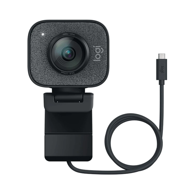 

Logitech StreamCam Full HD 1080P 60fps Auto Focus USB C Type C Port Live Broadcast Gaming Streaming Webcam with Microphone