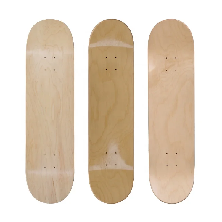 

High Quality 7ply 100% Canadian Maple Deck Skateboard blank veneer for Adults, Regular color