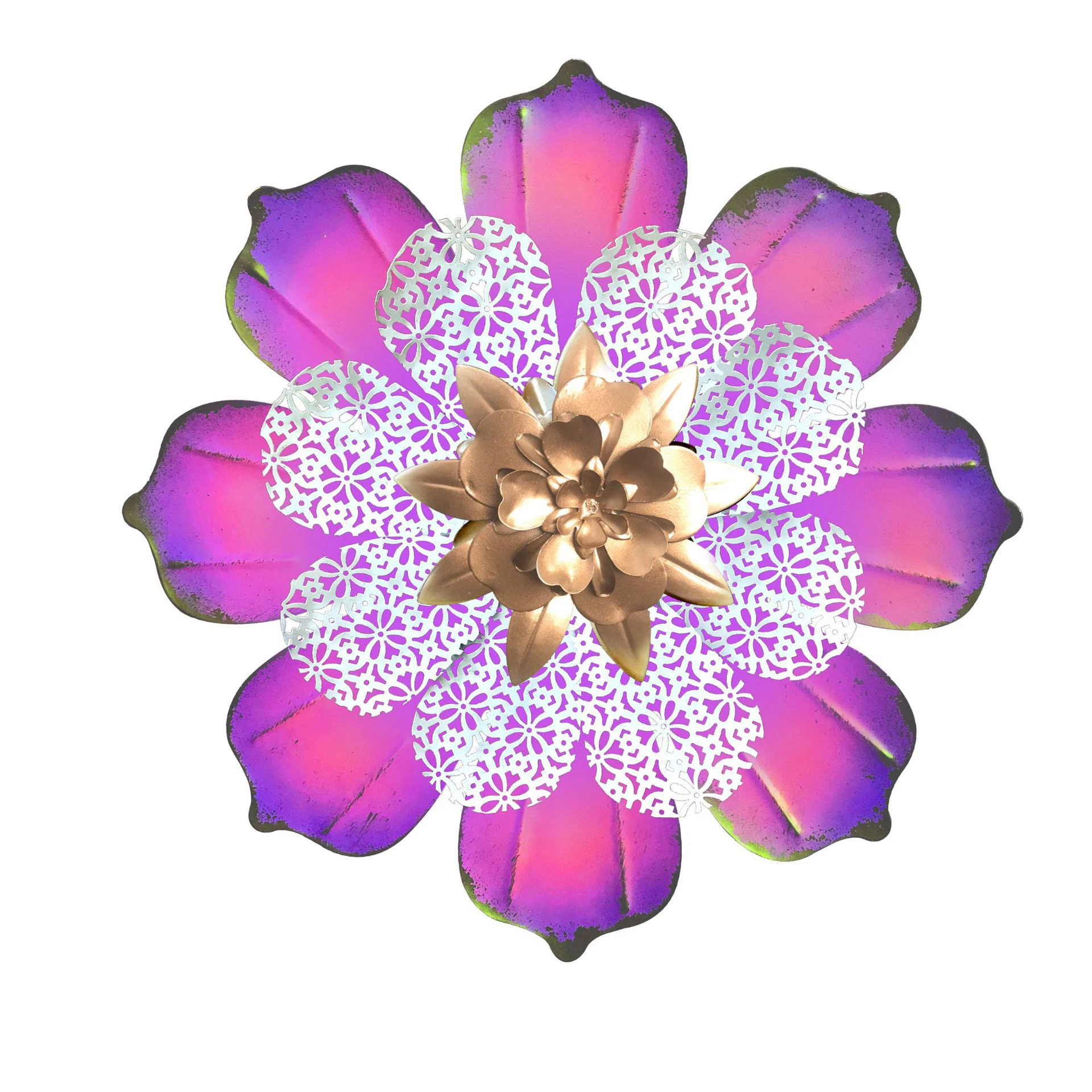 

In Stock Nordic Style Art Flower Decor Iron Metal Flower Wall Decoration Wall Art