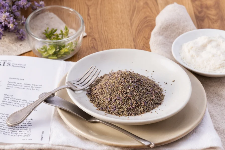 Lavender seasoning dishes