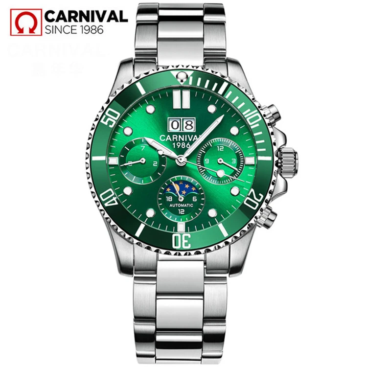 

CARNIVAL 8880GA Men Watches Top Brand Luxury Mechanical Automatic Business Men Watch Waterproof Wristwatch