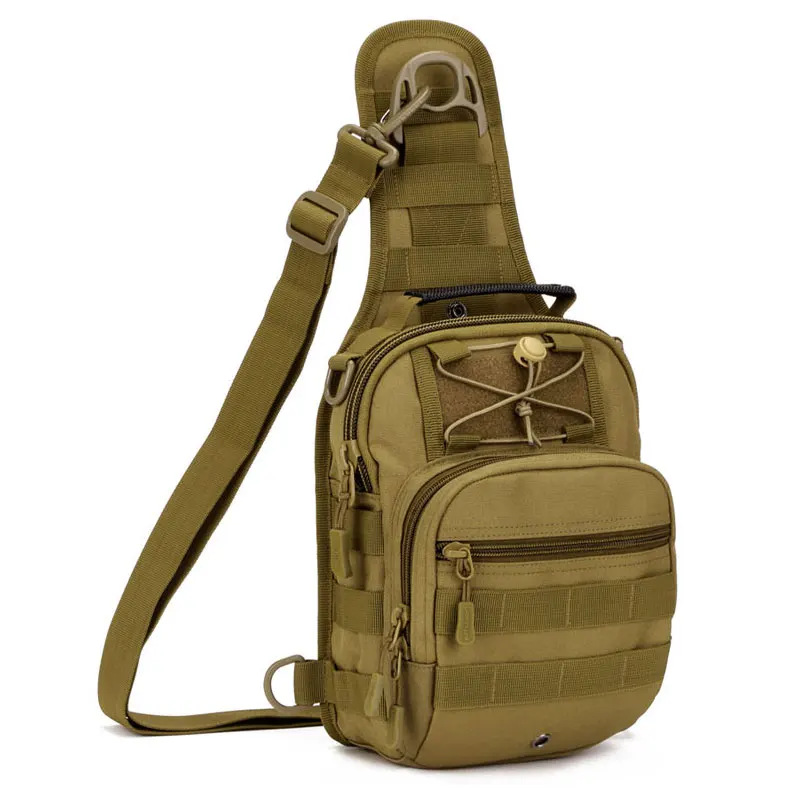 

Small Size Tactical Military Sling Pack Shoulder Bag Molle Outdoor Daypack Bag For Sports Hiking Camping, Multi color