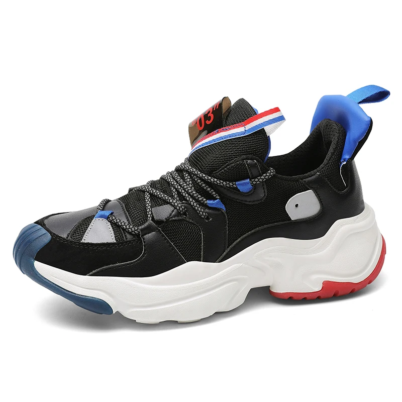 

Good quality Ready to Ship In Stock Fast chunky wholesale High neck sneakers mens sports shoes