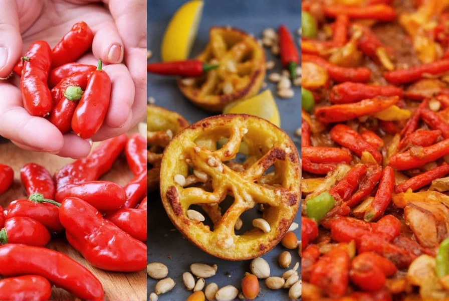 Kitchen pantry with chili-related items