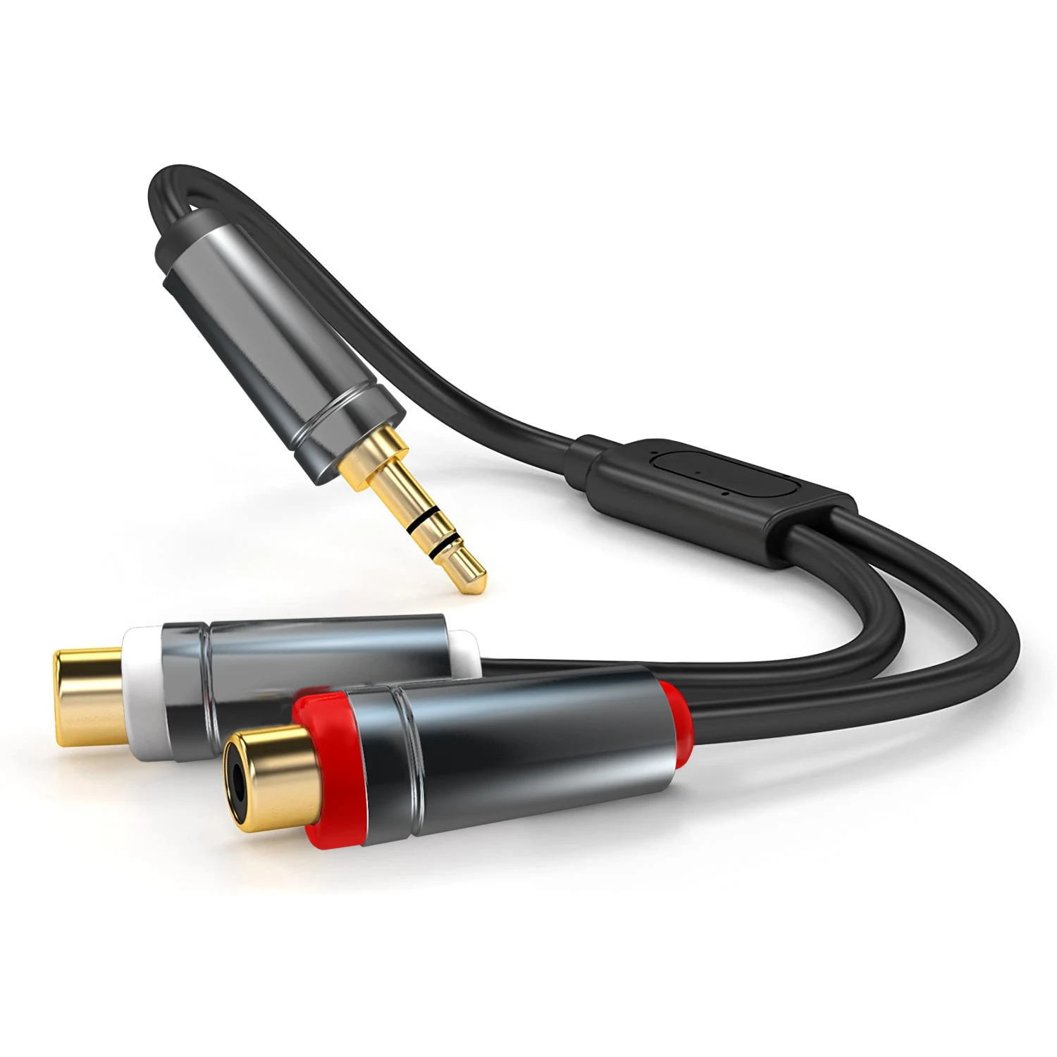 

HI-Q Best Audio Stereo Adapter Jack 3.5 mm Male to 2rca Female Y Cable 3.5mm Male Stereo Audio Cable to 2 RCA Aux AV Cable
