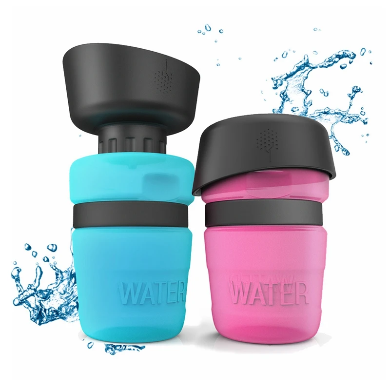 

Wholesale Portable Dog Drinking Cup Bowl Pet Water Dispenser, Leak Proof Travel Puppy Drink Bottle Water Dispenser, Blue/pink