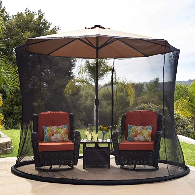 Patio Umbrella Bug Screen W Zipper Door Outdoor Mosquito Net Door Buy Outdoor Mosquito Net Screen Door Plastic Screen Door Patio Screening Material Product On Alibaba Com