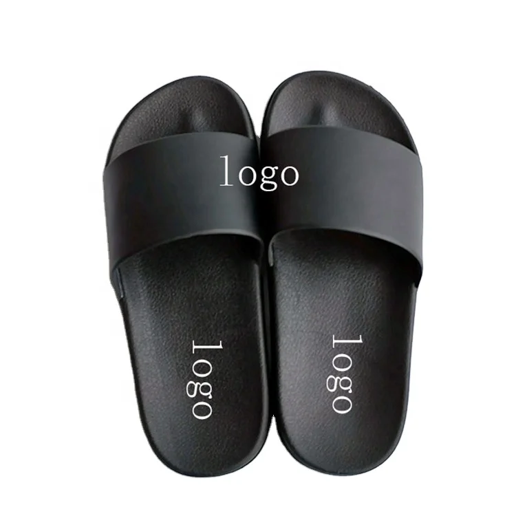 

oem Custom Black Slides Footwear Sandal PVC,Custom Logo Slippers Men Plain Blank Slide Sandal,Slippers Custom Logo Sliders, Blank/customized/print