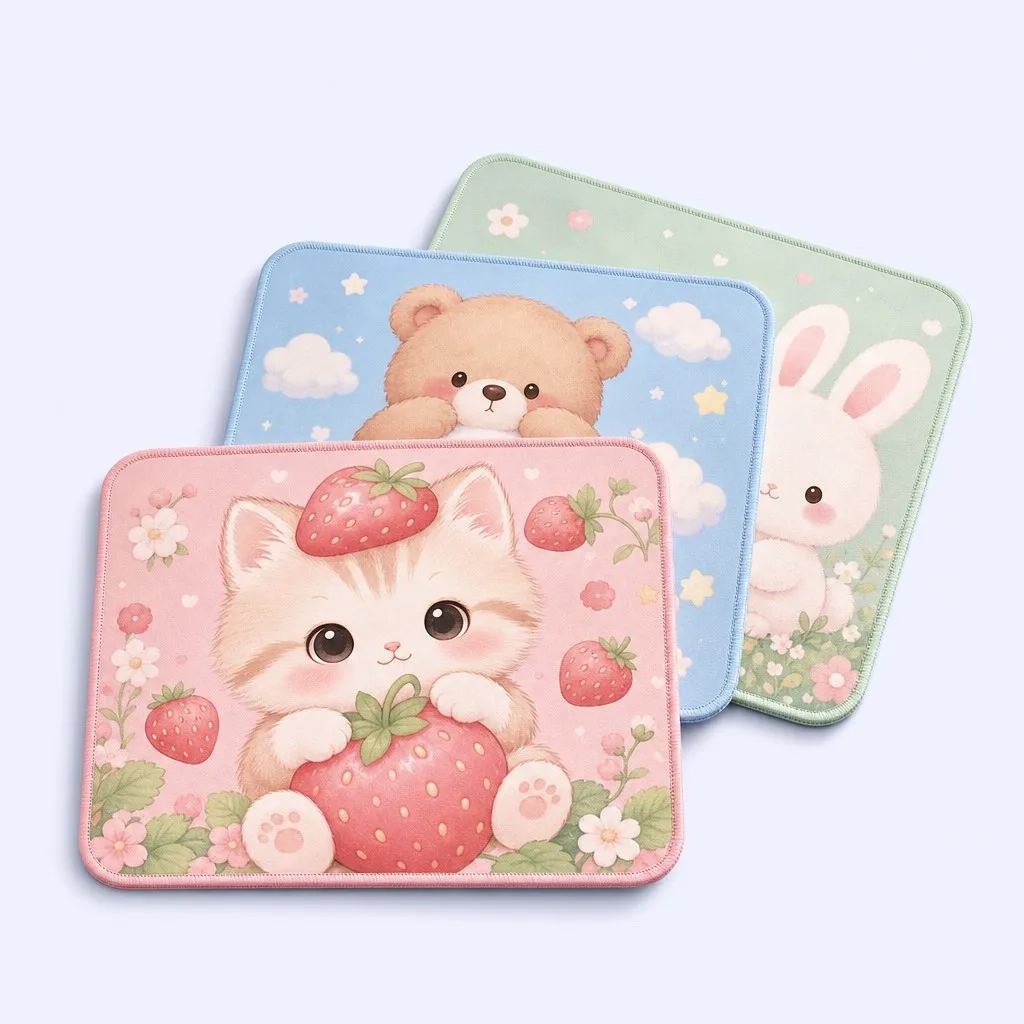 Trio Pastel Mousepad Colorway Stack