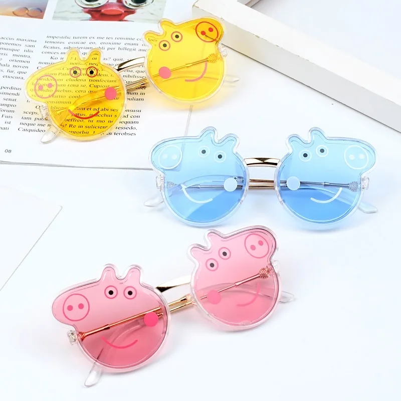 

Fashion Kids Cute Cartoon pig shades sun glasses Wholesale children Sunglasses