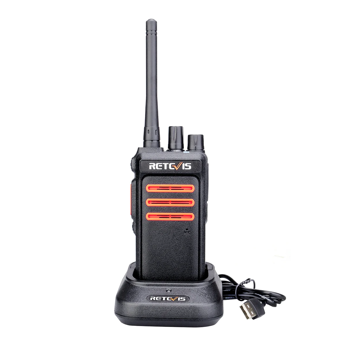 

GMRS licensed walkie-talkie Retevis RT76 durable Professional police two way radio 5W/0.5W 1400mA 30CH Ham Radio