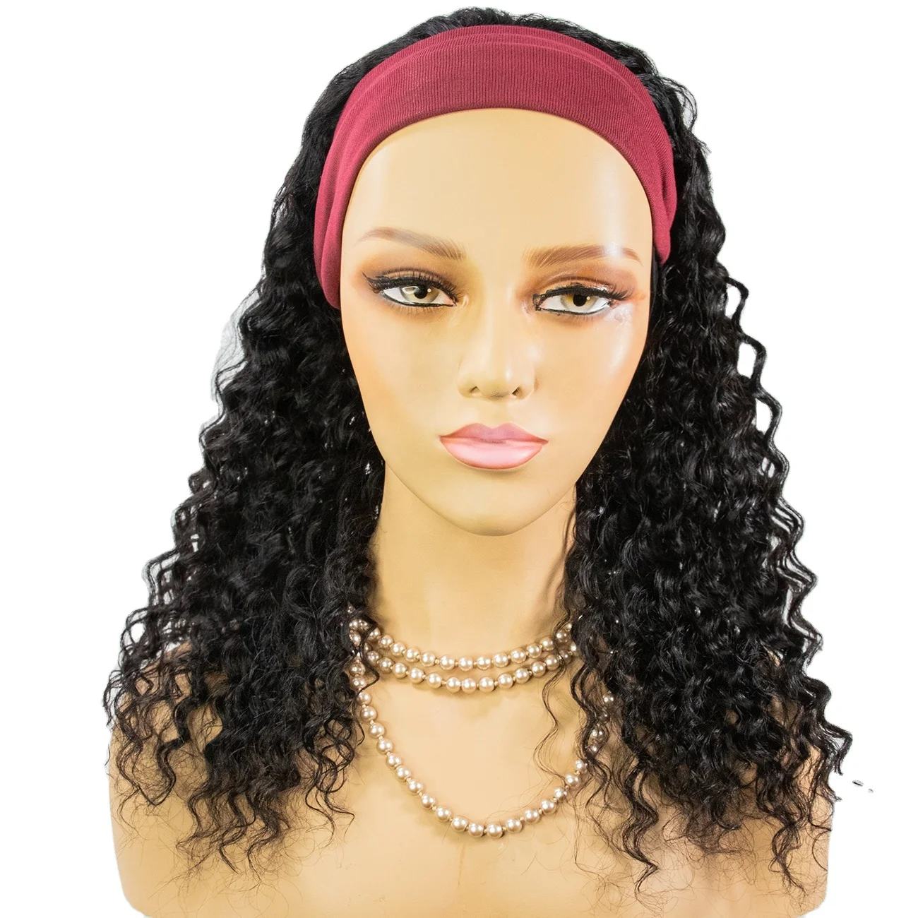 

Free shipping Wholesale raw virgin hair wigs With Headband Attached,Cuticle Aligned Human Hair Headband Wigs for Black Women