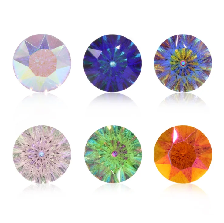 

Only for VIP Member Brand New Mystic Round K9 Glass Crystal Fancy Stone for Nail Art Jewelry Making