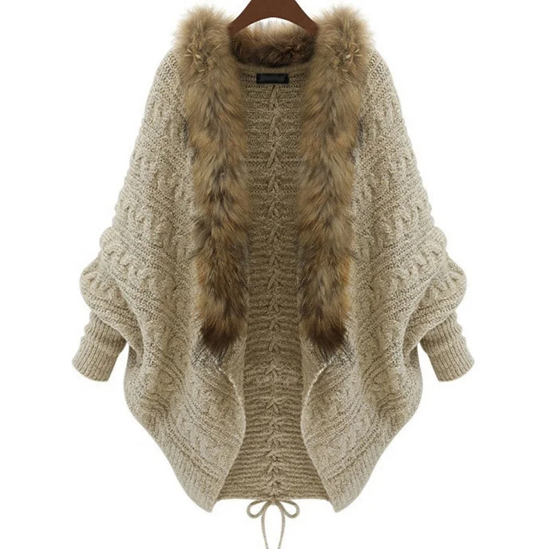 

B61064A 2019 Autumn winter new model cardigan sweater women loose sweaters fashion ladies knit wear, Picture