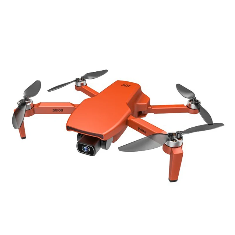 

SG108 orange Drone 4K Hd 5G Wifi Gps Dron Borstelloze Motor Fpv Drone Vlucht Voor 25 Min Rc Afstand 1Km Rc Quadcopter, Black,orange