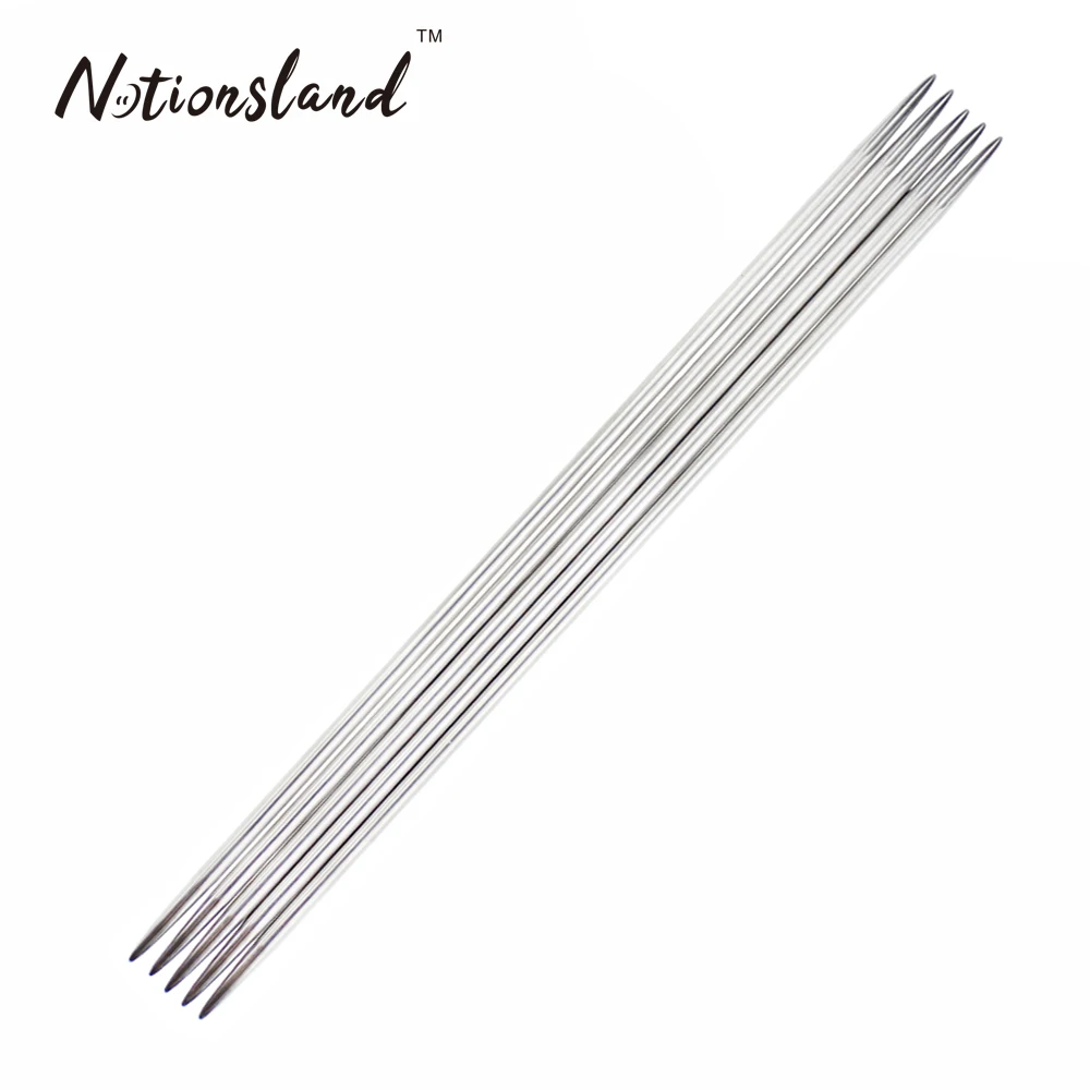 Wholesale Stainless Steel Smooth Double Pointed Knitting Needle Home
