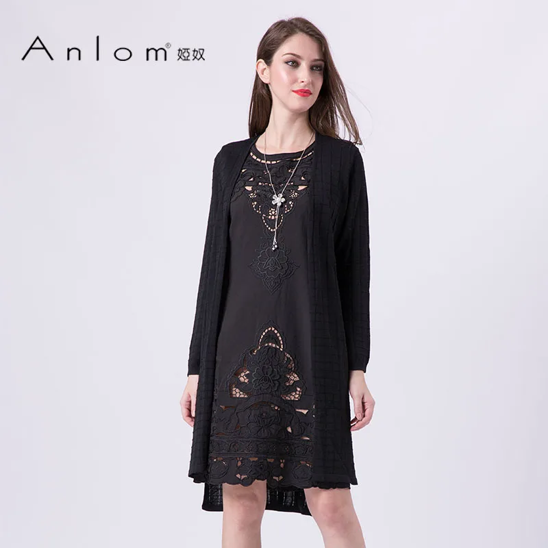 

New Hot sale Women Long Cardigan mid-long style women pure silk long coat knitted Solid for spring
