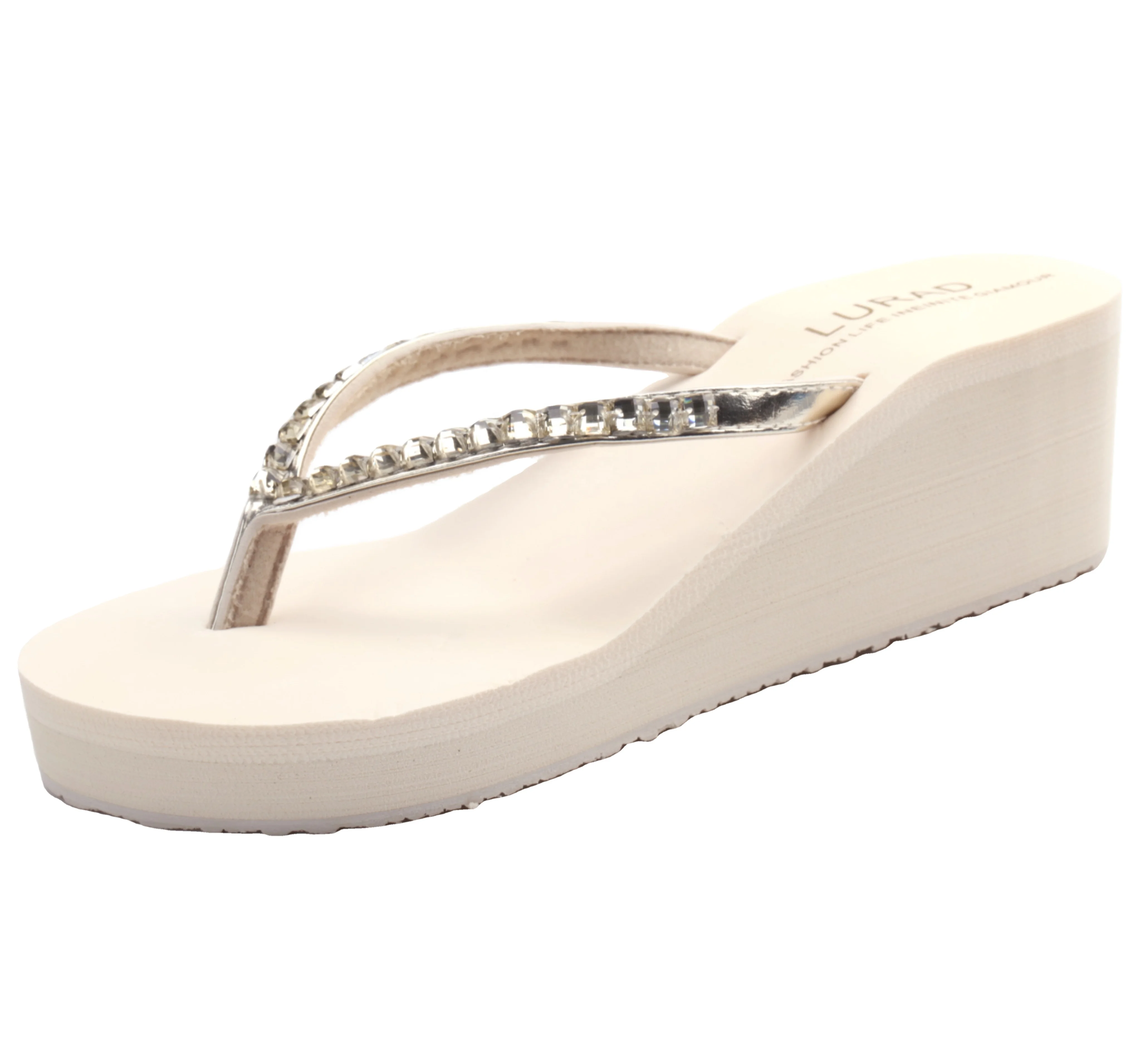 

High Quality Platform Slippers Diamond Sandals Fancy Beach Slippers Beach Flip Flop