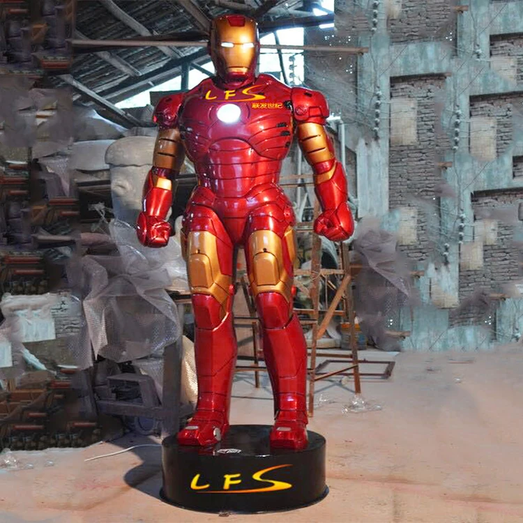 Movie Statue Life Size Fiberglass Iron Man Statue For Sale Buy Lifesize Fiberglass Statues