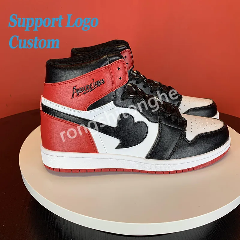 

HIGH-TOP AIR CUSTOMIZE SNEAKERS HIGH QUALITY CUSTOM LOGO BASKETBALL SPORTS SHOES FOR MEN, Custom color