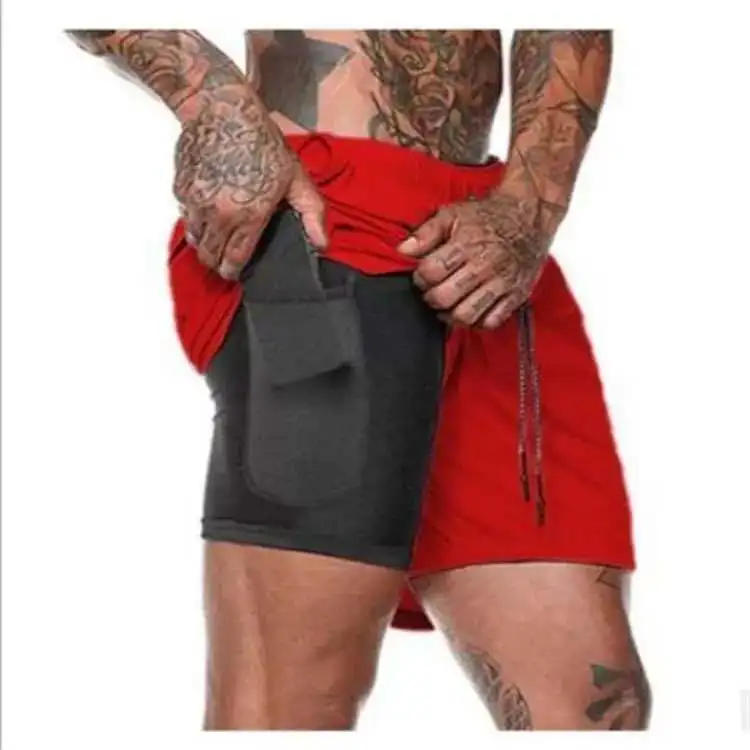 

Custom Designer Unisex Nylon Spandex Shorts Running Sport Active Workout Athletic GYM Fitness Shorts Summer Sweat Men Shorts, 10 colors