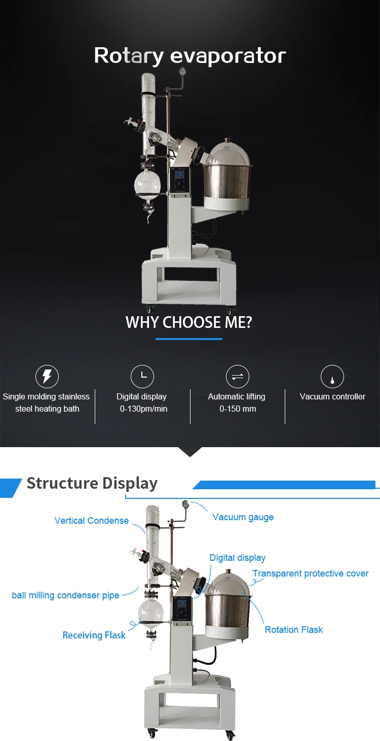 10l Rotary Evaporator For American Market Manufacturer