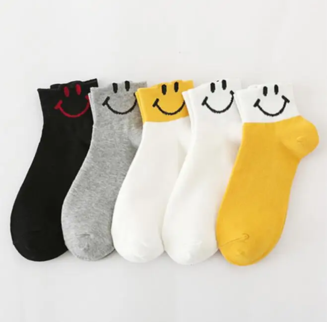 

Cute Girl Smiling Face Kids Socks