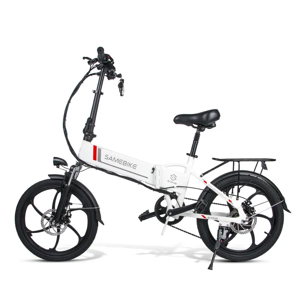 

48V/10.4Ah 7S Disc Brake LCD USB 2.0 Alloy Conjoined Rim Foldable Electric Bicycle
