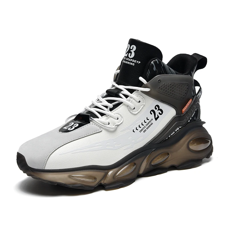 

Chinese factory men OEM spot customized high top basketball shoes without brand name power sports basketball shoes