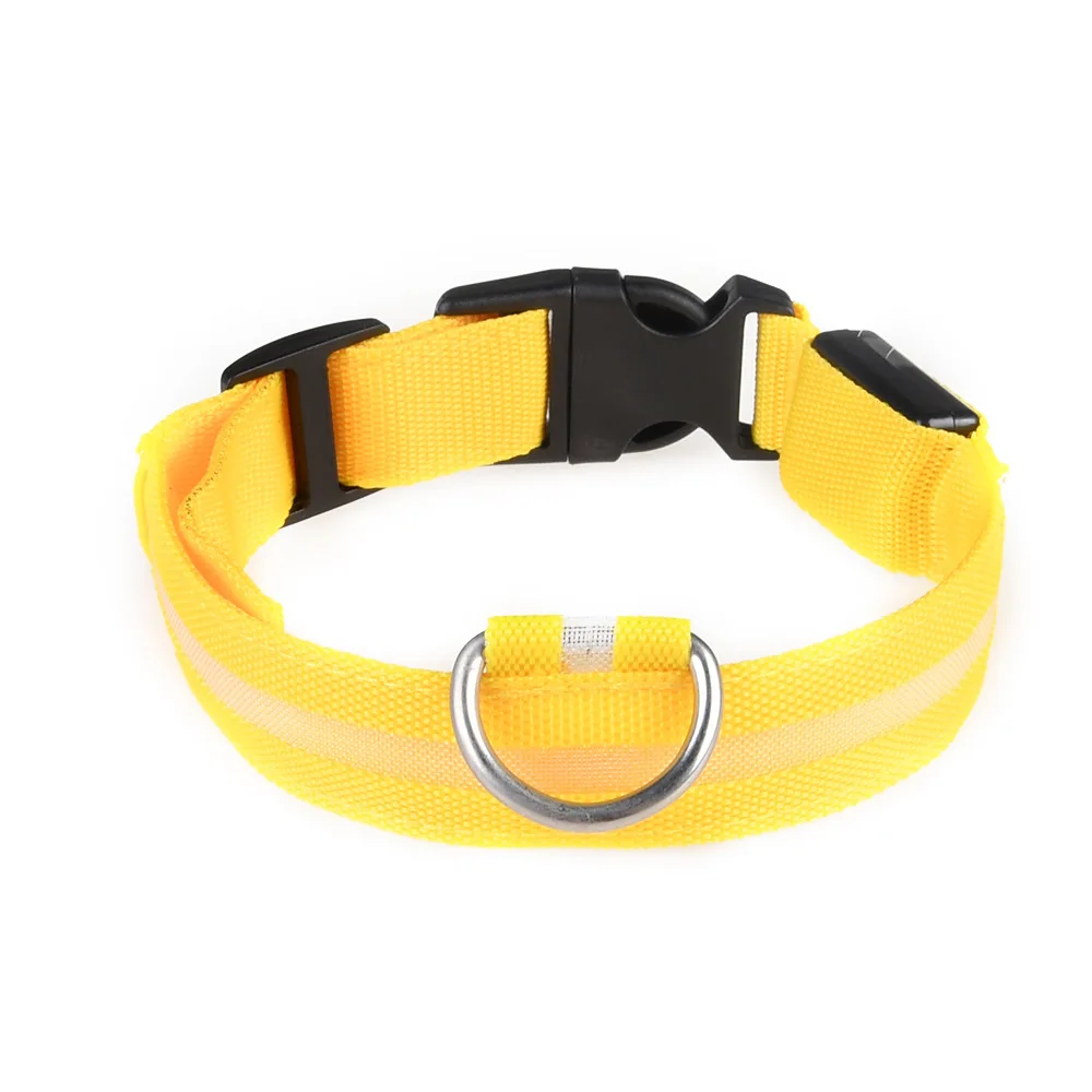 

Pet Supplies Dog Luminous Collar Teddy Golden Retriever Pet Dog Collar, As photo