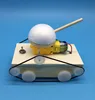 Model building kits DIY assembled tank model wood material physical science experiment toys educational children