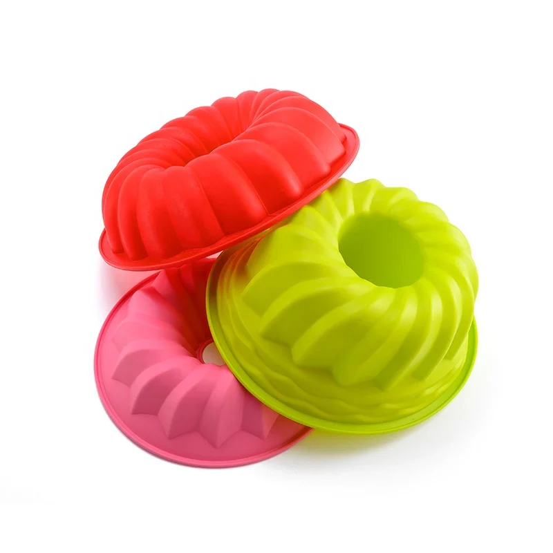 

Food-grade Big bread silicone mold round silicone cake Cup DIY baking mold silicone mousse mold cake, Pink,customized color