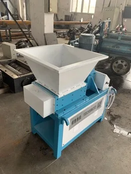 
Small double axis shredder paper and plastic 