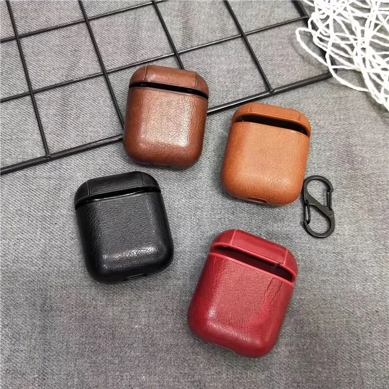 

2019 new arrival Protective for Airpods Case Leather Supplier for Airpods Charging Case