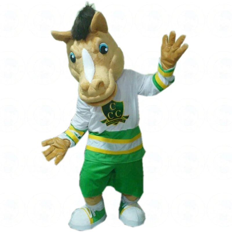 

Hola Toys high quality horse mascot costumes/custom mascot costumes, Yellow or as your requirement