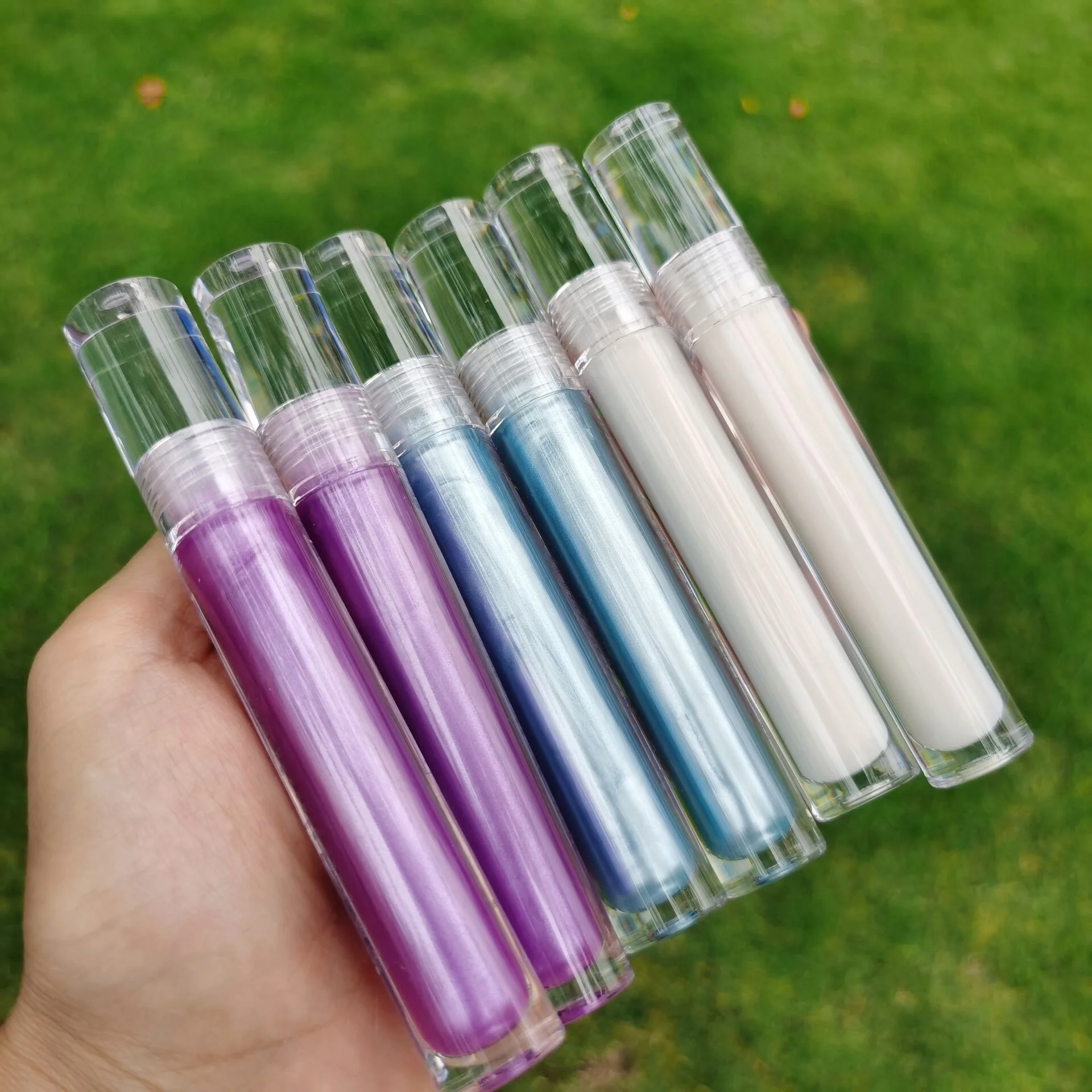 

Coconut Oil Lipgloss Base Private Label Clear Custom Tube Fruit Vegan Glitter Natural Wholesale Lip Gloss