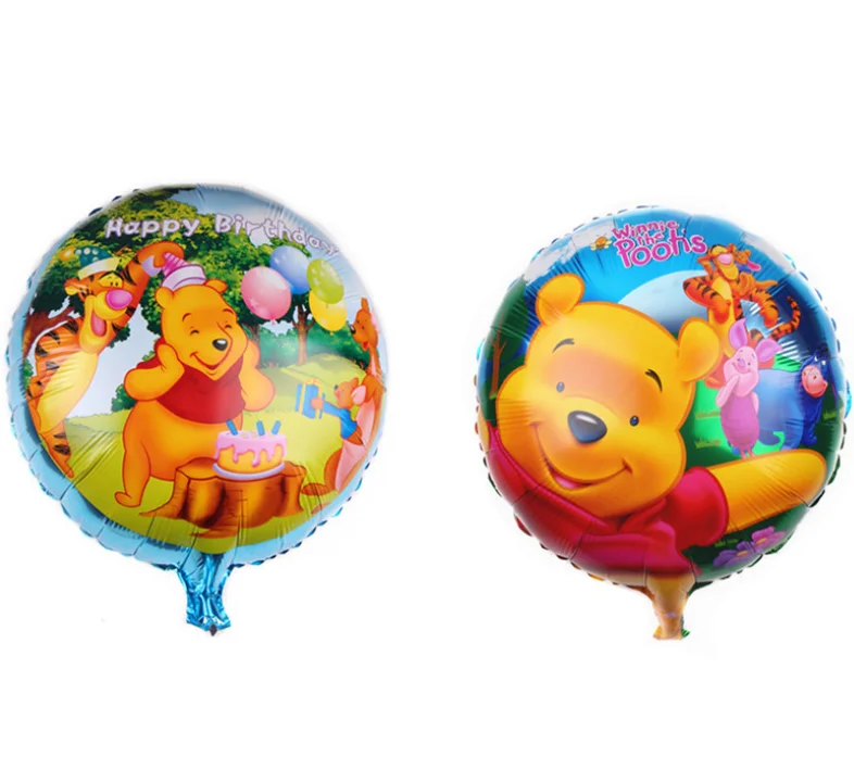 

Free Shipping 18' Bear Animal foil balloon Tigger Piglet Balloon Party Balloons Toys Halloween gift, Colorful