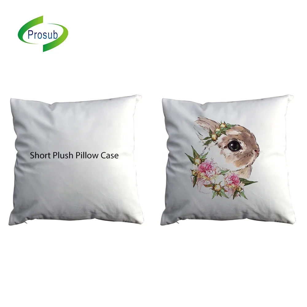

Prosub Sublimated Cushion Cover Diy Custom Printed 40*40CM Flannelette Sublimation Pocket Pillow Case Set