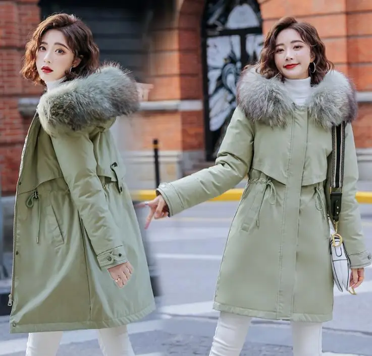 

OEM High Quality Fur lining Winter Coat for women coats ladies winter winter jacket, 6 color s