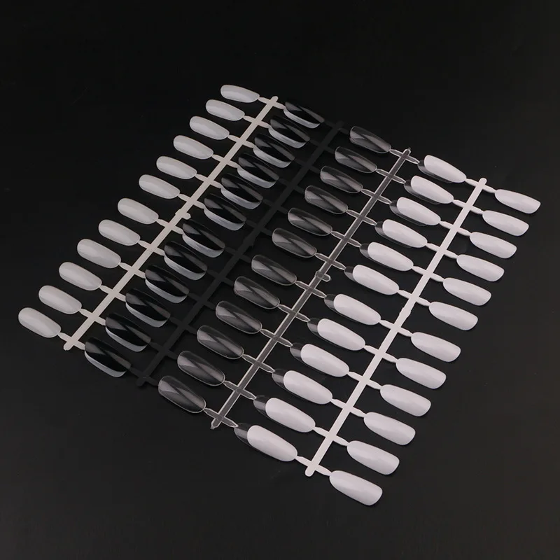 

High Quality 504Pcs Almond Press On Nails Acrylic Full Cover Nail Tips Clear For Nail Salon, Pictures showed