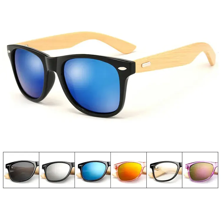 

Fashion UV400 Wooden Sun Glasses Wood Customize Bamboo Shades Sunglasses Custom LOGO for Men