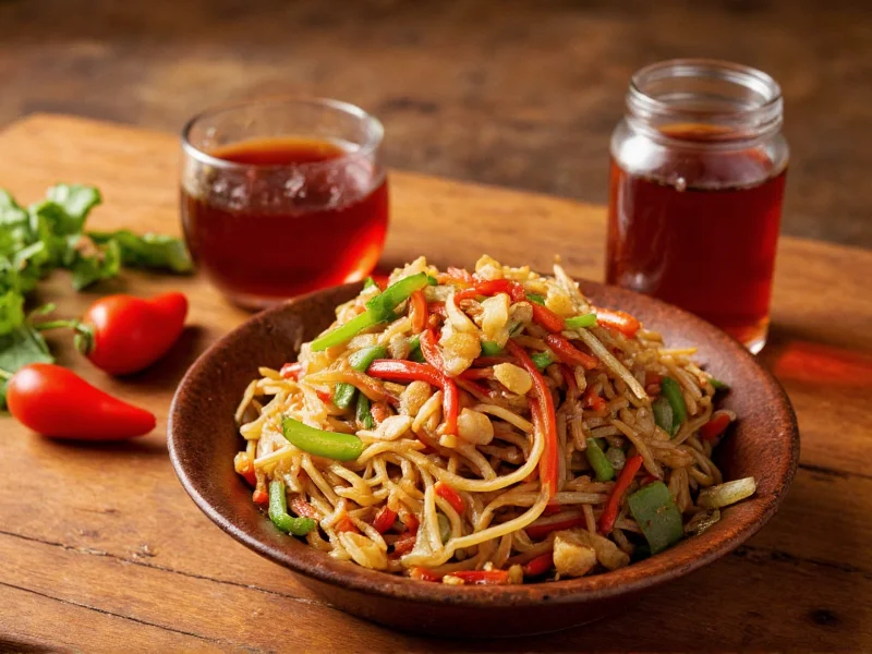 Hunan Sauce vs Szechuan Sauce im Glas: Hunan rot durch frische Chilis, Szechuan dunkler durch fermentierte Bohnenpaste