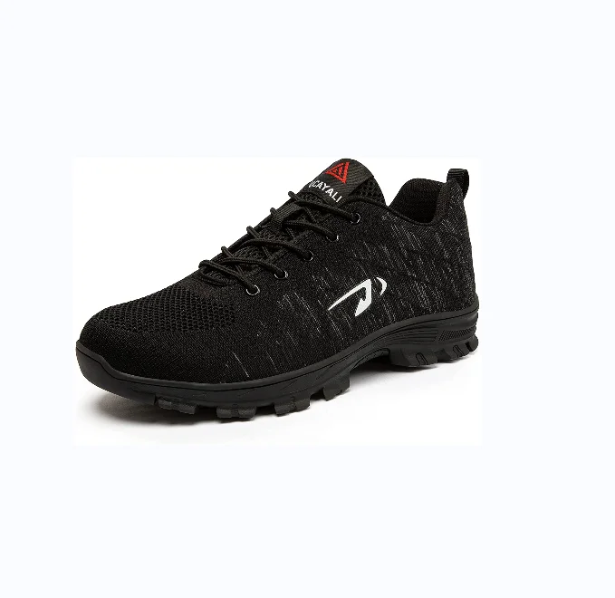 

Amazon Hot Sale Steel Toe Anti Puncture Industrial Construction Sneakers Working Safety Shoes for Women Men, 5 color