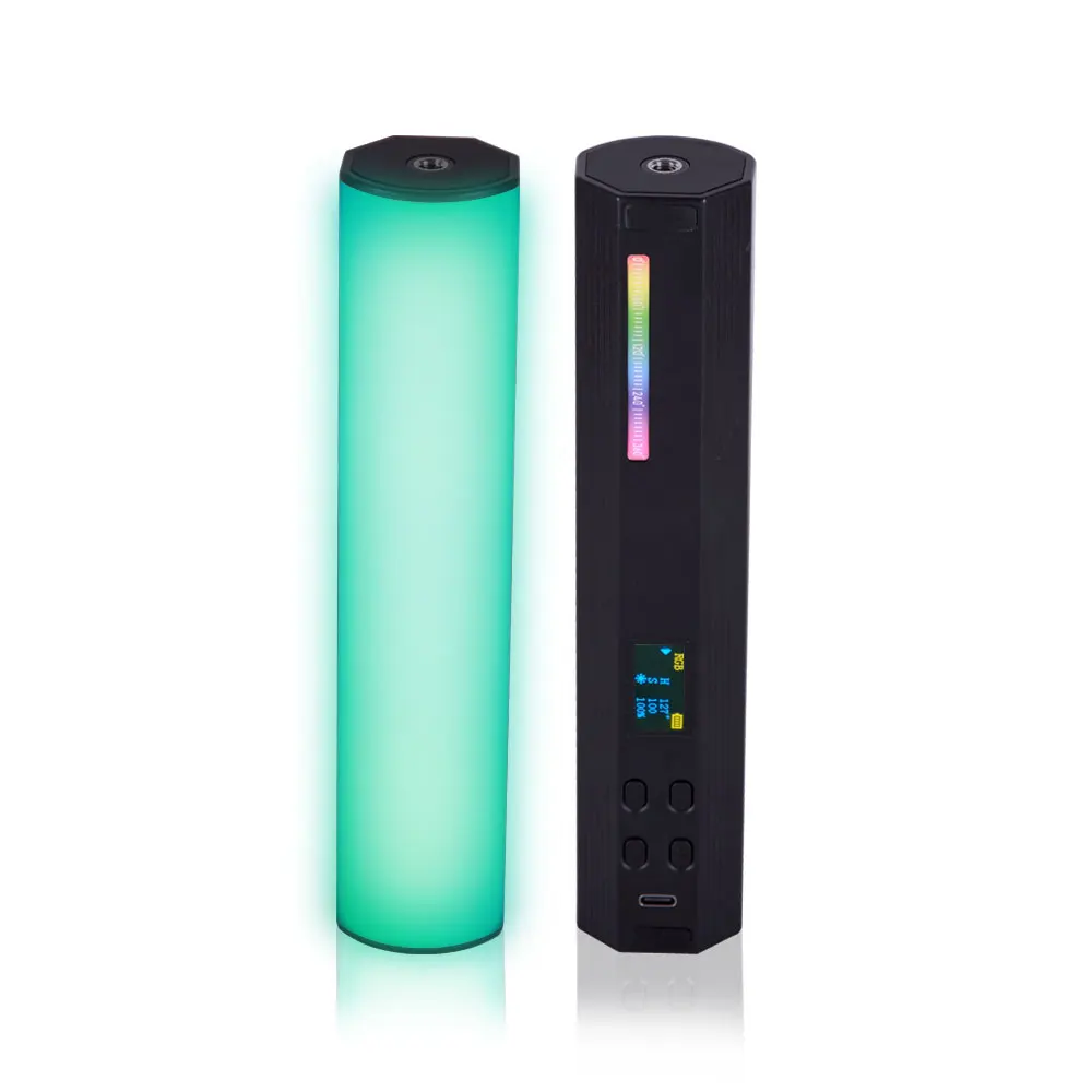 

RGB 2500-9000K Handheld LED Video Light Wand Stick Photography Light Magnetic attraction Type C Rechargebal Fill Lights Lamp