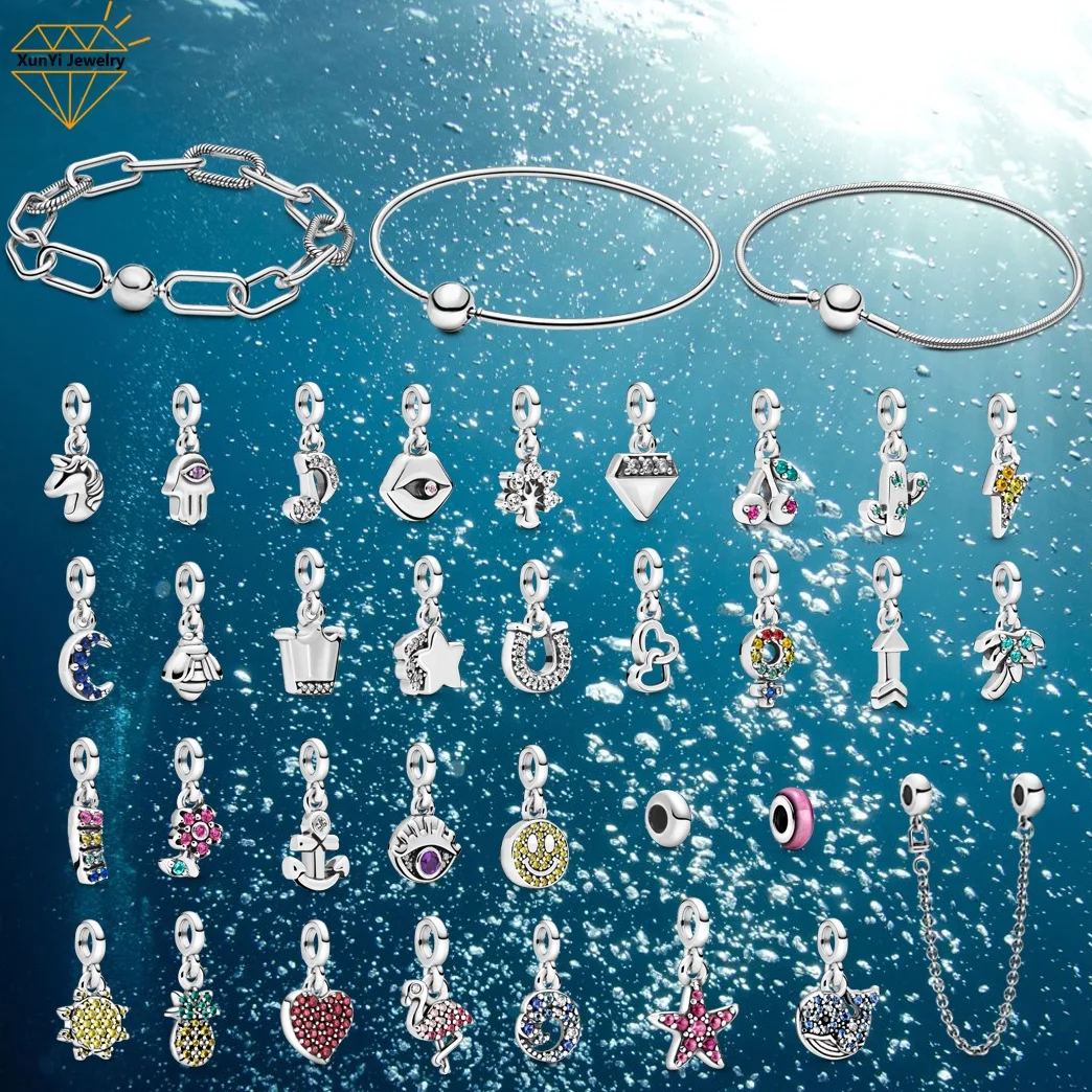 

2021 New arrival wholesale TRENDY style Me bracelet Charms 925 sterling silver jewelry