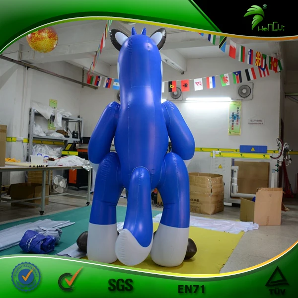Hongyi Double Layer Blue Inflatable PVC Husky Suit