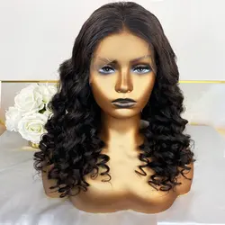 Glueless Brazilian Human Hair Lace Wigs 150%Densit
